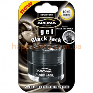 Ароматизатор в авто Aroma Car Gel 50ml - BLACK JACK